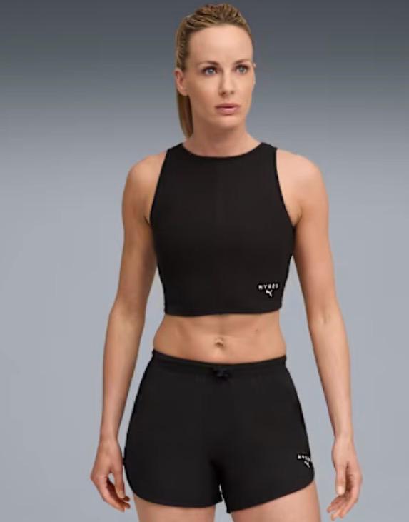 De Puma HYROX tanktop in het zwart